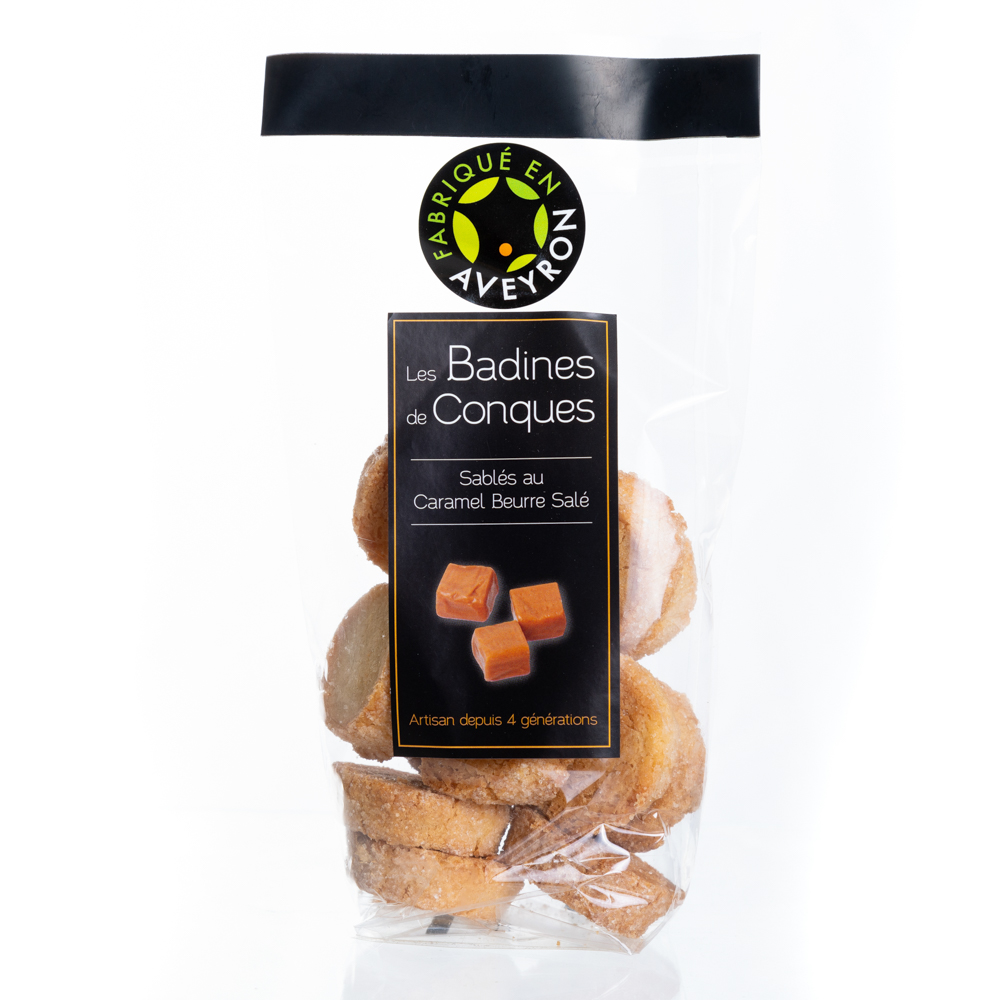 Les Badines de Conques Caramel beurre salé 160 g